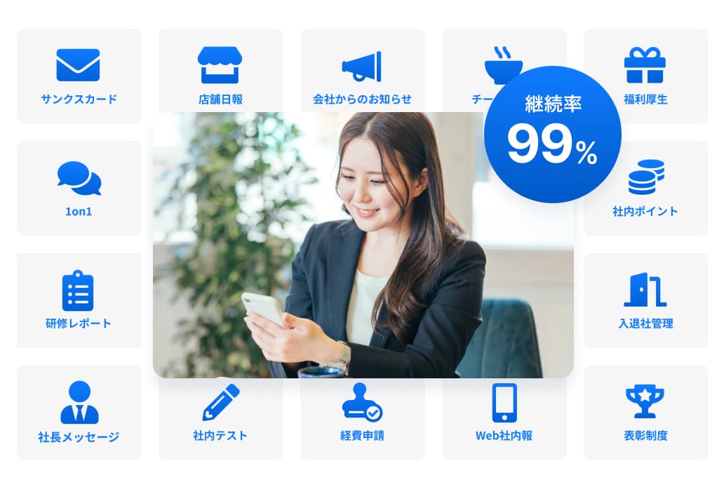 日々の業務に溶け込むサービス設計のイメージ画像