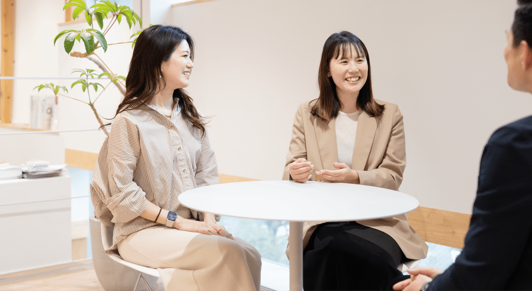 「TUNAGでの「共有の文化」が
柔軟な働き方を後押しする」ディスカッションの様子