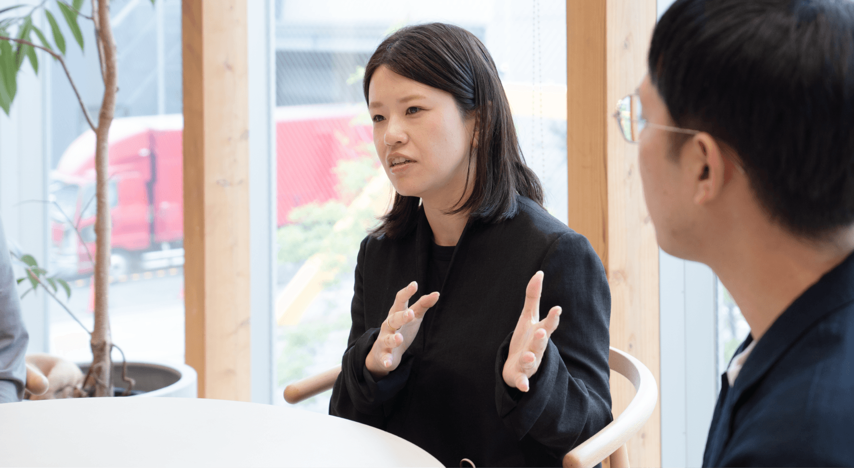 「面接から感じた
「求職者にとって一番良い選択を」という姿勢」ディスカッションの様子
